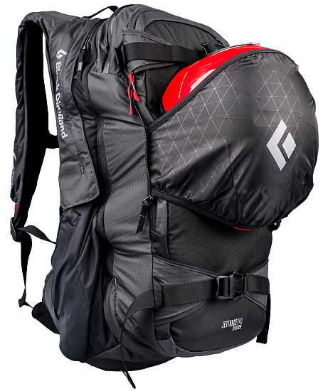 Лавинный рюкзак Black Diamond JetForce Pro Split 25 Black - Фото 6 большая