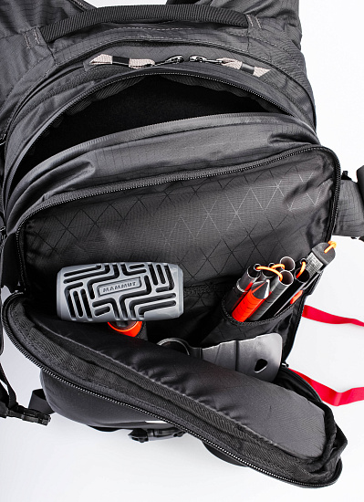 Лавинный рюкзак Black Diamond JetForce Pro Split 25 Black - Фото 18 большая