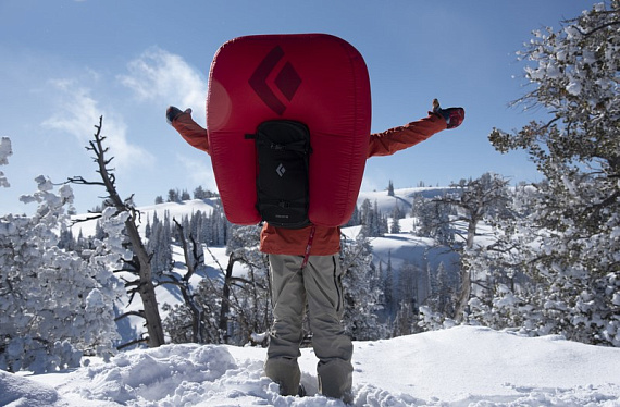 Лавинный рюкзак Black Diamond JetForce Pro Split 25 Black - Фото 23 большая