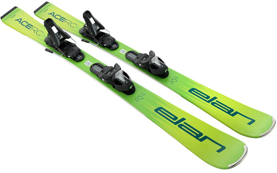 Горные лыжи детские Elan RC ACE с креплениями JS EL 4.5 JR - Фото 2 большая