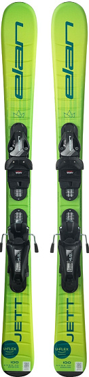 Горные лыжи детские Elan Jett с креплениями JS EL 7.5 JR - Фото 1 большая