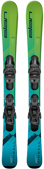 Горные лыжи детские Elan Pinball Team с креплениями JS EL 4.5 JR - Фото 1 большая