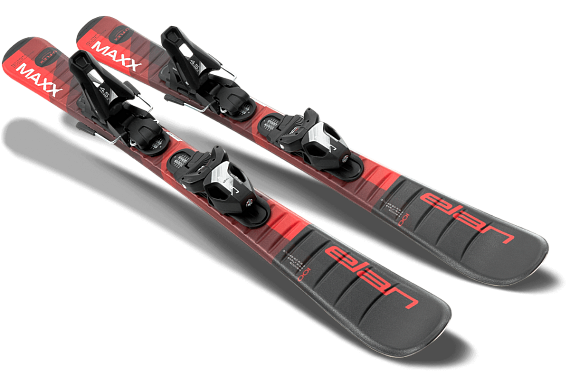 Горные лыжи детские Elan Maxx Red с креплениями El 4.5 Shift - Фото 2 большая