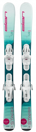 Горные лыжи детские Elan Starr с креплениями EL 4.5 Gw - Фото 1 большая