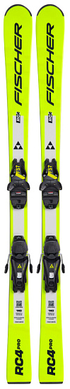 Горные лыжи детские Fischer Rc4 Pro с креплениями Fs 7 Ca Jrs - Фото 1 большая
