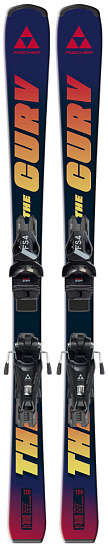 Горные лыжи детские Fischer The Curv (100-120) с креплениями Fs 4 Ca Jrs - Фото 1 большая