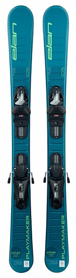 Горные лыжи детские Elan Playmaker U-Flex с креплениями El 4.5 Gw - Фото 1 большая