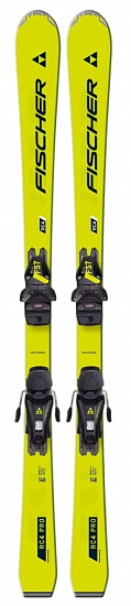 Горные лыжи детские Fischer Rc4 Pro Jrs с креплениями Fs 7 Ca Jrs - Фото 1 большая