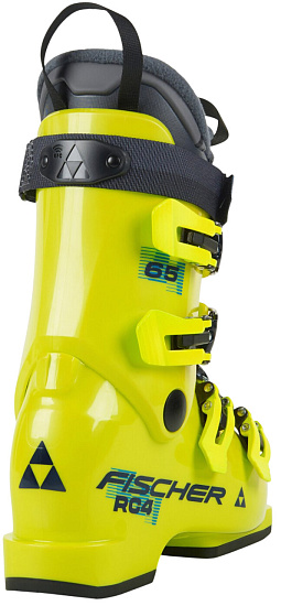 Горнолыжные ботинки детские Fischer Rc4 65 Jr Yellow/Yellow - Фото 4 большая