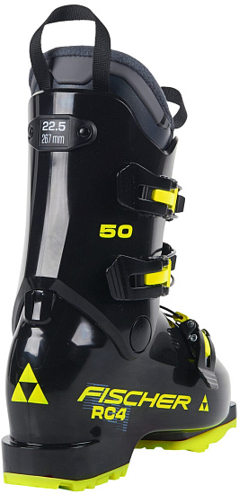 Горнолыжные ботинки детские Fischer Rc4 50 Jr Gw Black/Black - Фото 4 большая