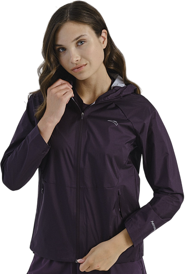Куртка женская Anta Advanced Running Dark Purple - Фото 3 большая