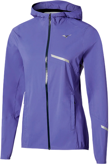 Куртка женская Mizuno Waterproof 20K Er Iris Bloom - Фото 1 большая