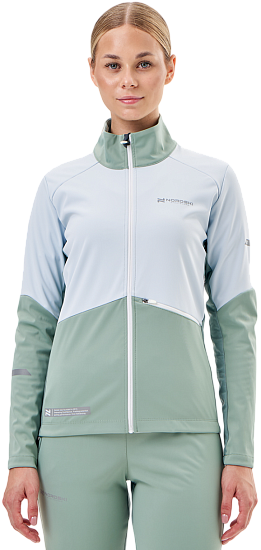 Куртка женская Nordski Pro 2.0 Pearl Blue/Ice Mint - Фото 3 большая