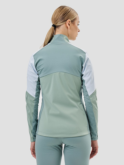 Куртка женская Nordski Pro 2.0 Pearl Blue/Ice Mint - Фото 4 большая