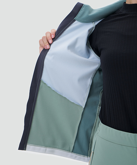 Куртка женская Nordski Pro 2.0 Pearl Blue/Ice Mint - Фото 9 большая