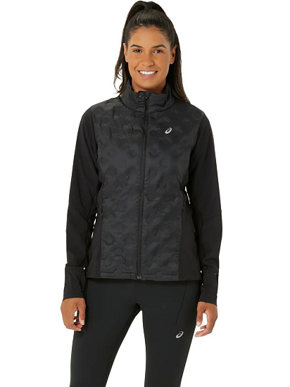 Куртка женская ASICS Road Winter Performance Black - Фото 3 большая