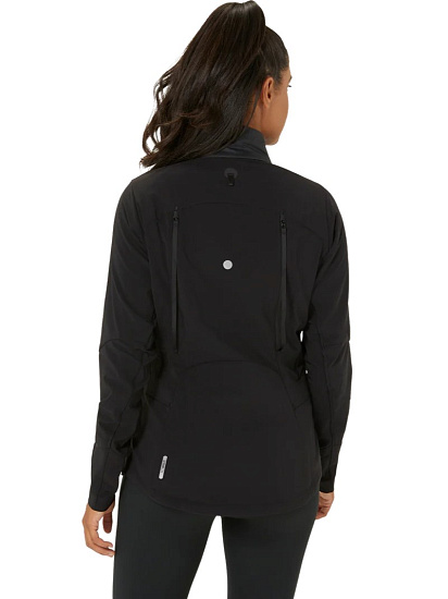 Куртка женская ASICS Road Winter Performance Black - Фото 4 большая