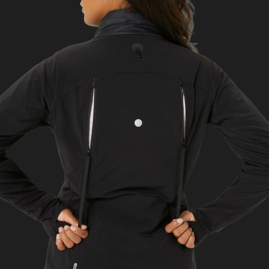 Куртка женская ASICS Road Winter Performance Black - Фото 5 большая