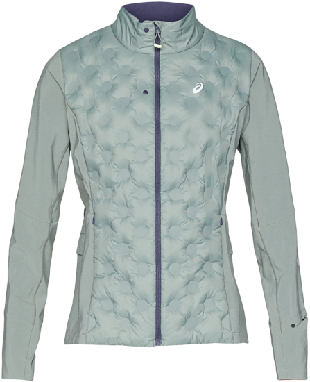 Куртка женская ASICS Road Winter Monument Blue/Indigo Fog - Фото 1 большая