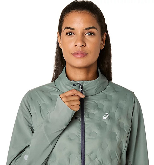 Куртка женская ASICS Road Winter Monument Blue/Indigo Fog - Фото 5 большая