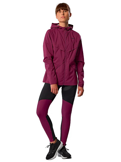 Куртка женская Mizuno Tech Thermal Charge Dark purple - Фото 9 большая