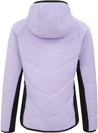 Куртка женская Nordski Hybrid Warm 2.0 Lavender/Black - Фото 2 большая