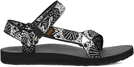 Сандалии женские Teva Original Universal Sirena Black/White - Фото 1 большая