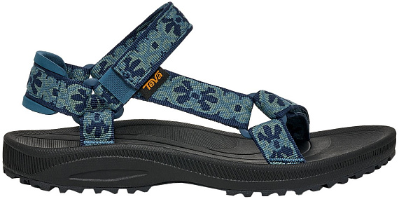 Сандалии женские Teva Winsted Archive Floral Crown Blue/Dress Blues - Фото 1 большая