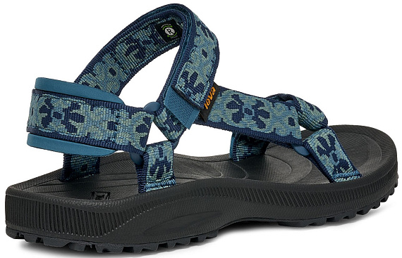 Сандалии женские Teva Winsted Archive Floral Crown Blue/Dress Blues - Фото 4 большая