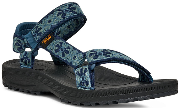 Сандалии женские Teva Winsted Archive Floral Crown Blue/Dress Blues - Фото 6 большая