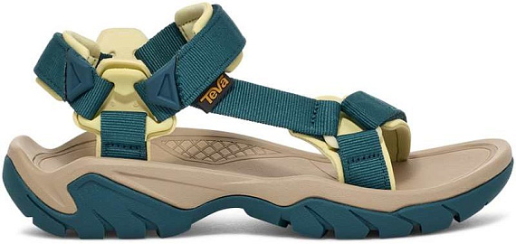 Сандалии женские Teva Terra FI 5 Universal Blue Coral - Фото 1 большая