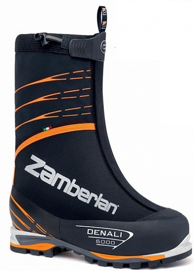 Ботинки Zamberlan 6000 Denali Evo RR Black/Orange - Фото 1 большая