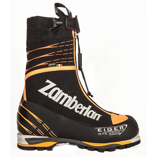 Ботинки мужские Zamberlan 4000 Eiger Evo Gtx RR Black/Orange - Фото 2 большая