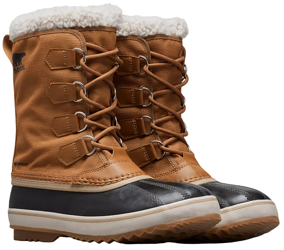 Ботинки мужские Sorel 1964 Pac Nylon Wp Camel Brown/Black - Фото 2 большая