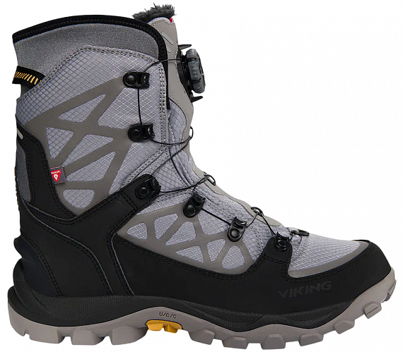 Ботинки Viking Constrictor 3 High WP Boa Grey/Black - Фото 1 большая