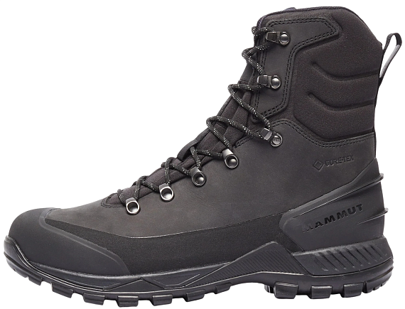 Ботинки мужские Mammut Blackfin Leather High Gtx Black - Фото 6 большая