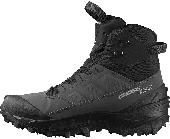 Ботинки мужские Salomon Crosstrak Powder WP Asphalt/Black/Sharkskin - Фото 6 большая
