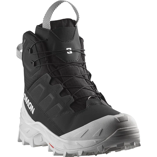 Ботинки мужские Salomon Crosstrak Powder WP Black/Black/White - Фото 8 большая