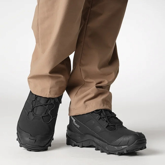 Ботинки мужские Salomon Crosstrak WP Black/Black/Asphalt - Фото 5 большая