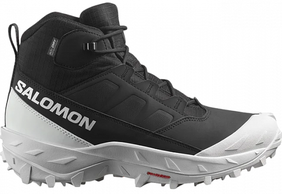 Ботинки мужские Salomon Crosstrak WP Black/Black/White - Фото 1 большая