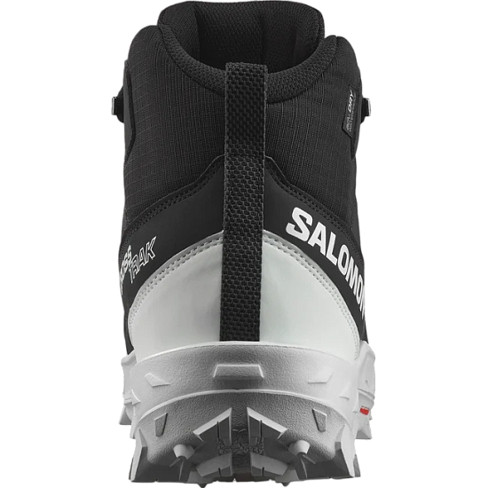 Ботинки мужские Salomon Crosstrak WP Black/Black/White - Фото 6 большая