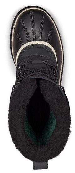 Ботинки мужские Sorel Caribou Black/Dark Stone - Фото 4 большая