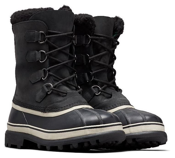 Ботинки мужские Sorel Caribou Black/Dark Stone - Фото 6 большая