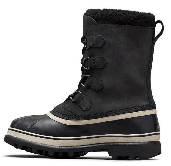 Ботинки мужские Sorel Caribou Black/Dark Stone - Фото 7 большая