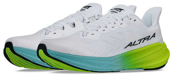 Кроссовки мужские Altra Experience Flow 2 White/Lime - Фото 4 большая