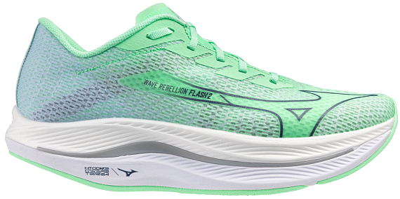 Кроссовки мужские Mizuno Wave Rebellion Flash 2 NeoMint/VintageIndigo/HintMint - Фото 1 большая