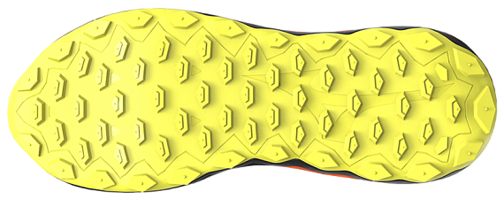 Кроссовки мужские Mizuno Wave Ibuki 5 Grape Leaf/Exotic Orange/Lemon - Фото 2 большая