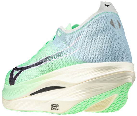 Кроссовки Mizuno Wave Rebellion Pro 3 Neo Mint/Black/Hint of mint - Фото 2 большая