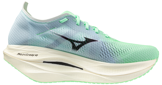Кроссовки Mizuno Wave Rebellion Pro 3 Neo Mint/Black/Hint of mint - Фото 6 большая