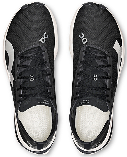 Кроссовки мужские On Cloudboom Strike Black/White - Фото 2 большая